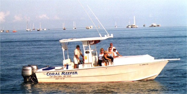 Wild Dolphin Adventures, Key West, Florida, Coral Reefer charterboat